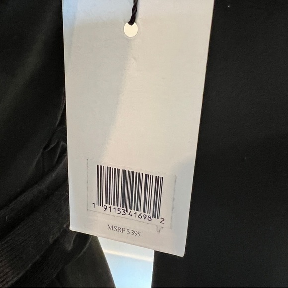 jason wu black suede wrap dress long sleeves mini with waist belt size XS - Picture 9 of 12